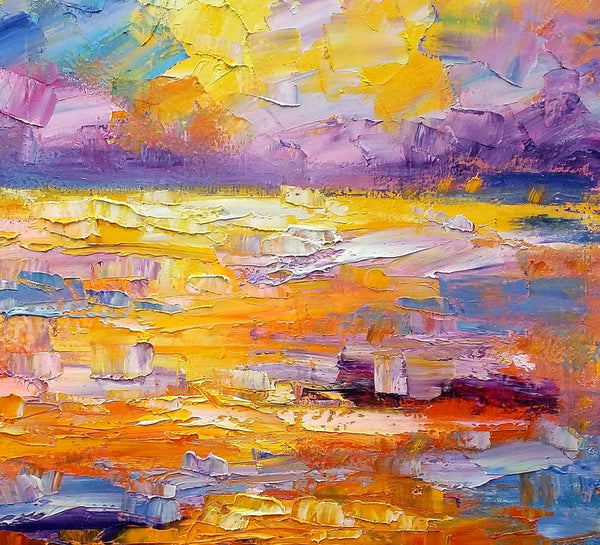 Large Oil Painting on Canvas, Abstract Canvas Paintings,, Custom Abstract Wall Art Painting, Canvas Painting for Living Room-ArtWorkCrafts.com