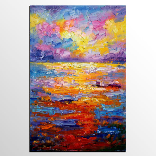 Large Oil Painting on Canvas, Abstract Canvas Paintings,, Custom Abstract Wall Art Painting, Canvas Painting for Living Room