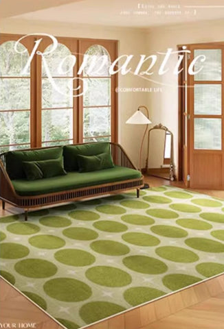 Modern Rug Ideas for Living Room, Mid Century Contemporary Area Rugs for Dining Room, Green Modern Rugs for Living Room
