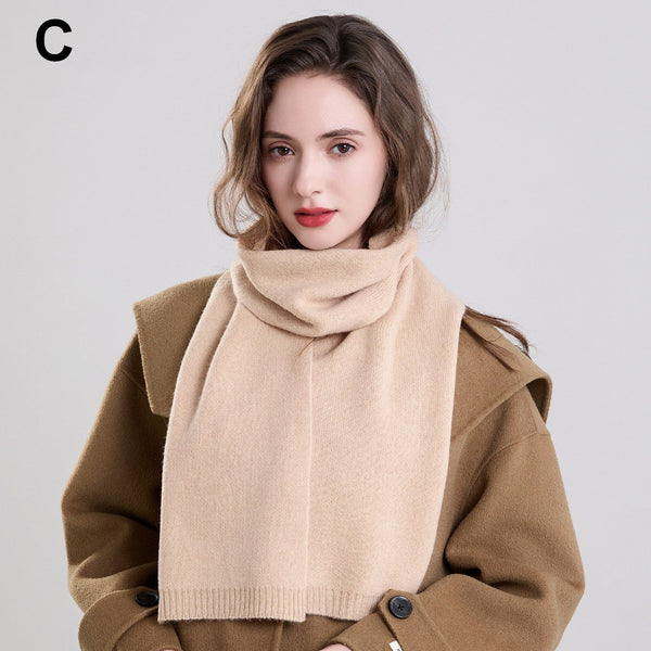 Modern Wool Scarf for Women, Small Soft Scarf for Women, Casual Scarf for Women, Cold Weather Scarves