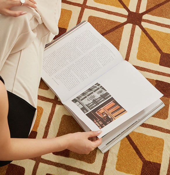 Bedroom Modern Round Rugs, Dining Room Contemporary Round Rugs, Modern Rug Ideas for Living Room, Circular Modern Rugs under Chairs-ArtWorkCrafts.com