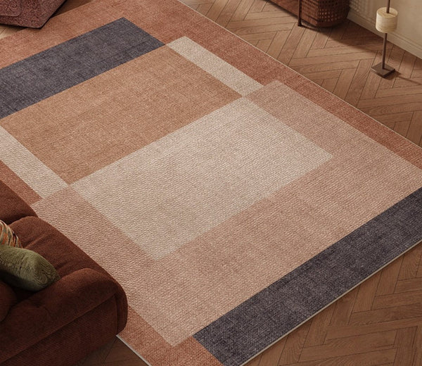 Extra Large Modern Rugs under Dining Room Table, Mid Century Contemporary Modern Rugs, Abstract Modern Rugs for Living Room, Contemporary Geometric Carpets-ArtWorkCrafts.com