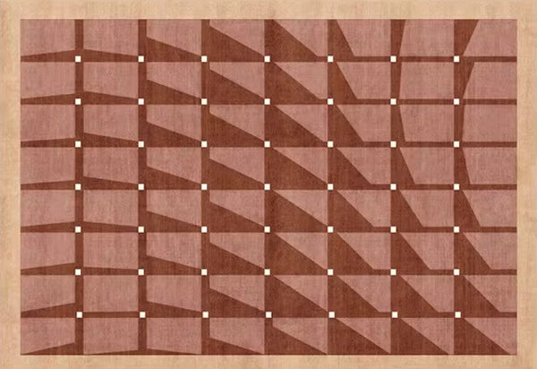 Modern Living Room Rug Ideas, Modern Rugs for Dining Room, Mid Century Modern Rugs Next to Bed, Thick Contemporary Rugs for Bedroom-ArtWorkCrafts.com