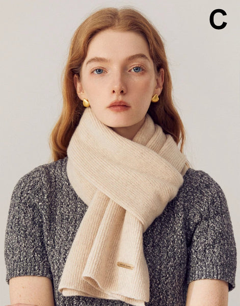 Casual Scarf for Women, Birthday Gift for Girl, Winter Wool Scarf, Modern Wool Scarf for Women, Cold Weather Scarves, Soft Wool Scarf for Women