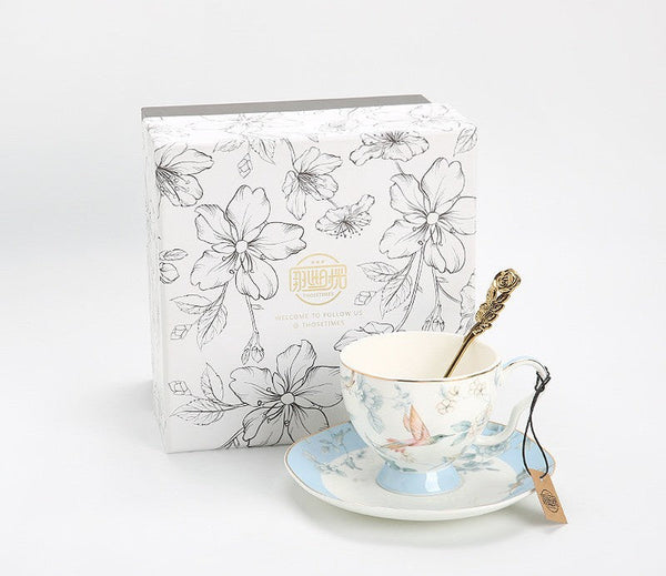 Ceramic Tea Cup Set, Luxury Tea Cup with Saucer, Porcelain Coffee Cup, Elegant Coffee Cup, Porcelain Tea cups, British Tea Cup Set, Afternoon Tea Cup with Saucer Set-ArtWorkCrafts.com