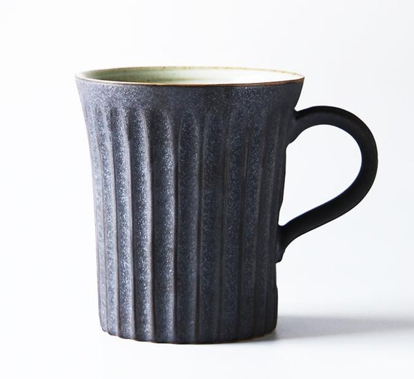 Large Capacity Coffee Cup, Cappuccino Coffee Mug, Handmade Pottery Coffee Cup, Large Tea Cup-ArtWorkCrafts.com
