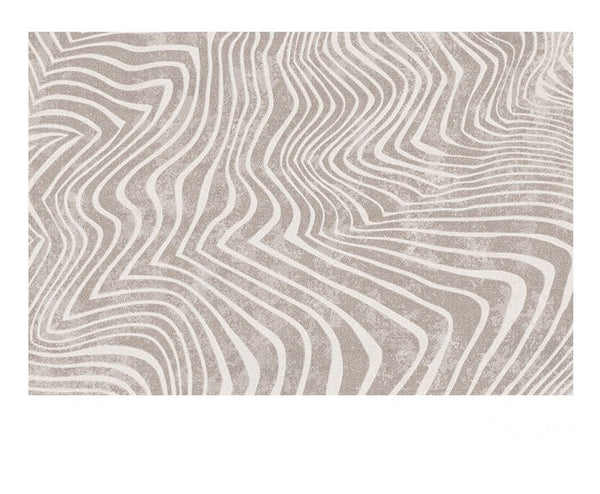 Stripe Area Rugs under Sofa, Modern Carpets for Office, Dining Room Floor Rugs, Mid Century Area Rugs for Living Room, Abstract Contemporary Rugs for Bedroom-ArtWorkCrafts.com