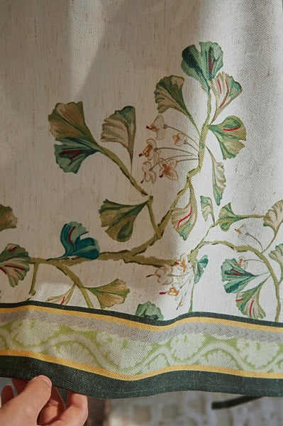 Ginkgo Leaves Table Covers, Square Tablecloth for Kitchen, Extra Large Modern Rectangular Tablecloth for Dining Room Table, Large Tablecloth for Round Table-ArtWorkCrafts.com