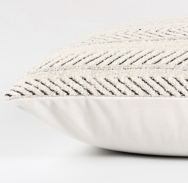 Extra Large Decorative Pillows for Couch, Modern Sofa Pillows, Contemporary Throw Pillows for Living Room, Modern Square Pillows-ArtWorkCrafts.com