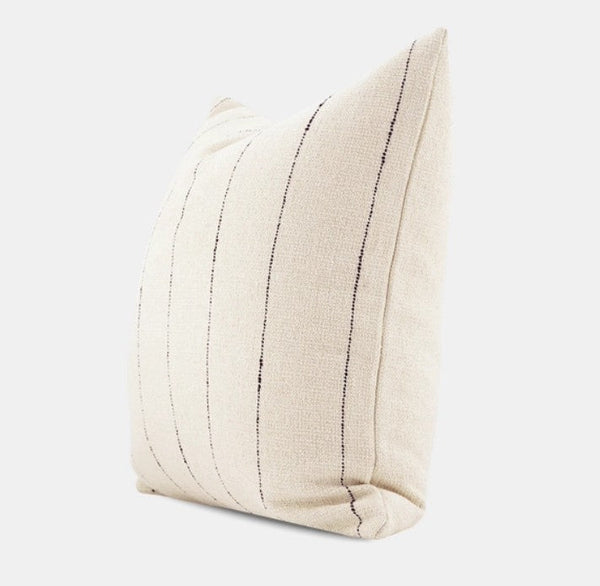 Large Modern Sofa Cushion, Beige Decorative Pillow Covers, Simple Decorative Throw Pillows for Living Room, Contemporary Modern Pillows for Couch-ArtWorkCrafts.com
