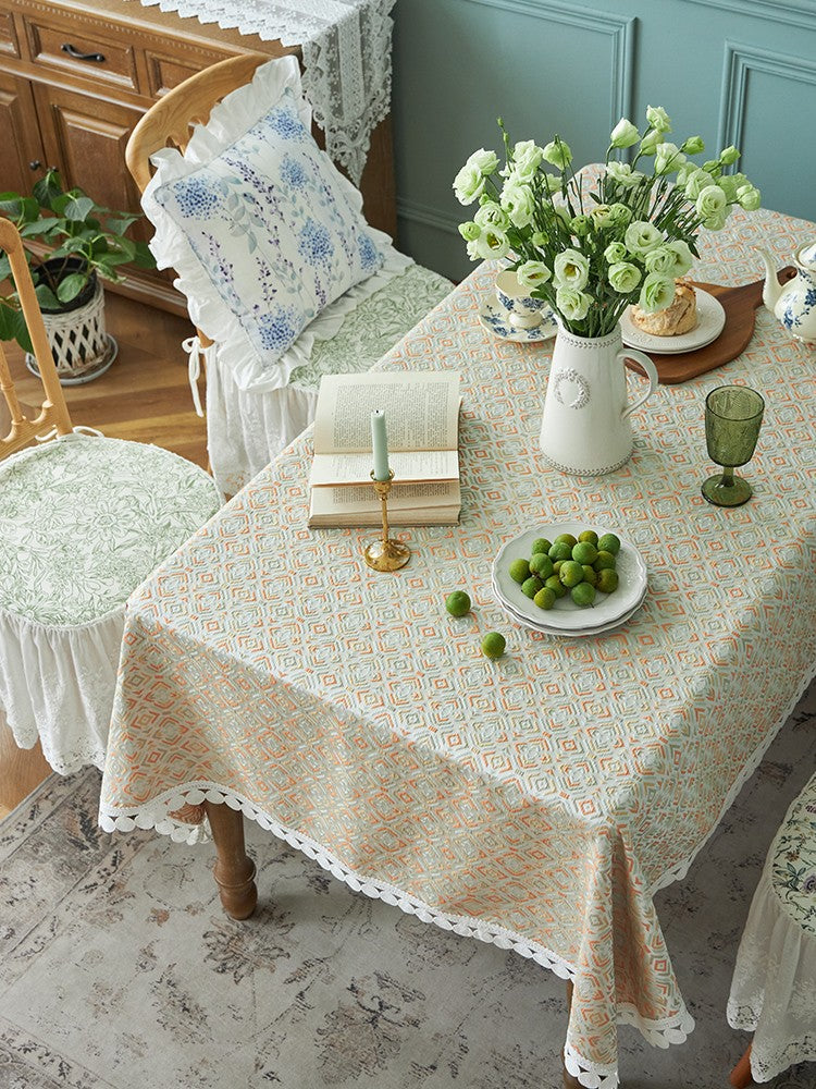 Modern Tablecloth for Home Decoration, Large Square Tablecloth for Round Table, Extra Large Rectangle Tablecloth for Dining Room Table-ArtWorkCrafts.com