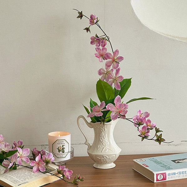 Ceramic Bud Vases, Small Flower Vases on Table, Rustic Porcelain Flower Vases, Handmade Water Holding Flower Vases-ArtWorkCrafts.com