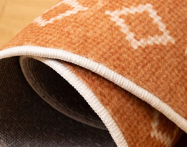 Abstract Modern Area Rugs for Bedroom, Contemporary Modern Rug for Living Room, Geometric Round Rugs for Dining Room, Circular Modern Rugs under Chairs-ArtWorkCrafts.com