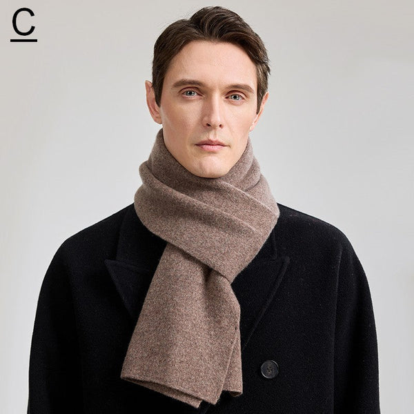 Formal Men Scarf Styles, Casual Scarf Men, Modern Fashion Scarf, Thick Wool Scarf, Men's Winter Scarf, Men's Wool Scarf Winter, Business Wool Scarf for Gentleman-ArtWorkCrafts.com