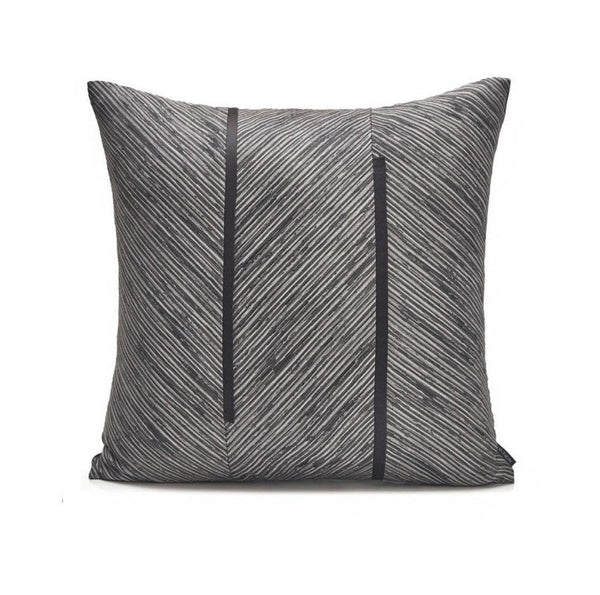 Large Simple Modern Pillows, Modern Throw Pillows for Living Room, Decorative Modern Sofa Pillows, Black Gray Modern Throw Pillows for Couch-ArtWorkCrafts.com