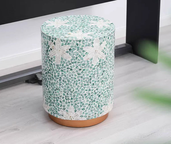 Modern Small Sofa Side Table, Unique Small End Table, Creative Coffee Table, Contemporary Round Side Table, Portable Casual Side Table-ArtWorkCrafts.com