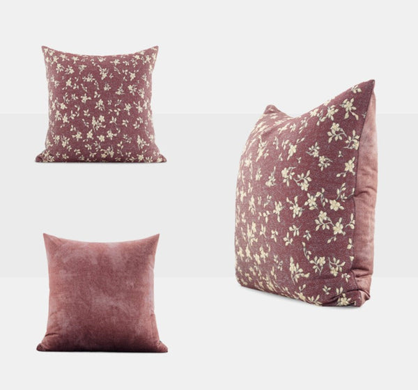 Embroidery Decorative Sofa Pillows, Large Throw Pillow for Interior Design, Luxury Decorative Throw Pillows for Couch, Large Square Modern Sofa Pillows for Living Room-ArtWorkCrafts.com