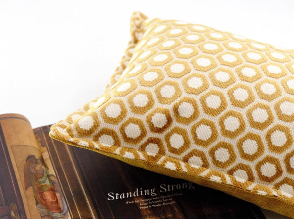 Modern Pillows for Couch, Decorative Pillow Covers, Large Modern Sofa Cushion, Yellow Decorative Throw Pillows for Living Room-ArtWorkCrafts.com