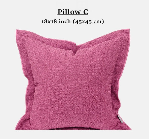 Decorative Pillow Arrangement Ideas, Modern Decorative Cushion Covers, Decorative Throw Pillows for Bed, Living Room Decorative Pillows, Large Decorative Pillows for Interior Design-ArtWorkCrafts.com