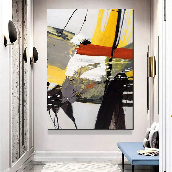 Extra Large Paintings for Living Room, Modern Abstract Art for Bedroom, Abstract Acrylic Wall Painting, Simple Painting Ideas, Hand Painted Wall Painting-ArtWorkCrafts.com