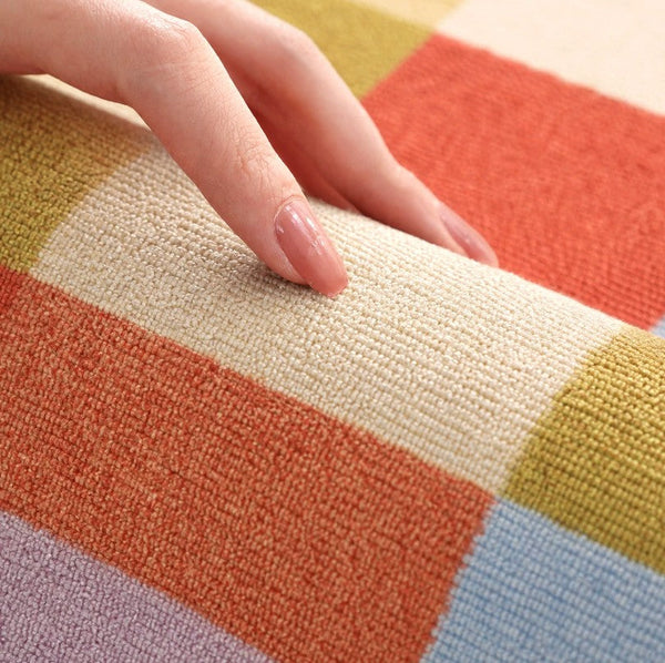 Modern Runner Rugs Next to Bed, Colorful Mid Century Rugs for Small House, Abstract Contemporary Modern Rugs for Living Room, Modern Rugs for Apartment