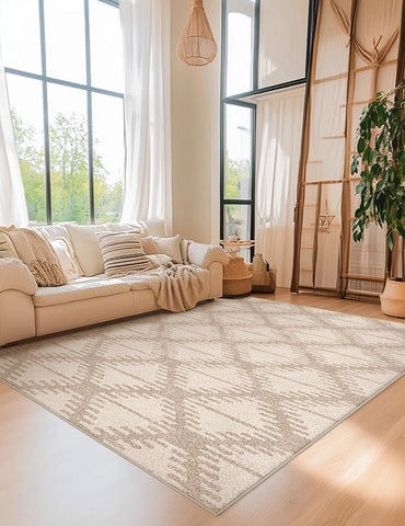 Abstract Modern Rugs for Living Room, Extra Large Modern Rugs under Dining Room Table, Contemporary Geometric Carpets, Contemporary Modern Rugs-ArtWorkCrafts.com