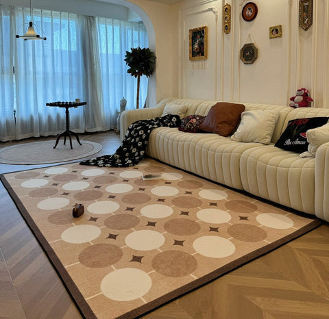 Contemporary Modern Rugs Next to Bed, Modern Rugs under Dining Room Table, Abstract Modern Rugs for Living Room, Mid Century Geometric Carpets