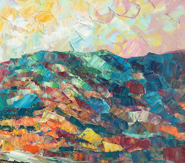 Canvas Painting, Mountain Landscape Painting, Large Canvas Art, Custom Extra Large Wall Art