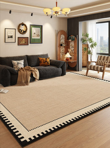 Modern Carpets for Dining Room, Contemporary Modern Rugs for Bedroom, Contemporary Rugs for Bedroom, Mid Century Modern Rugs for Living Room-ArtWorkCrafts.com