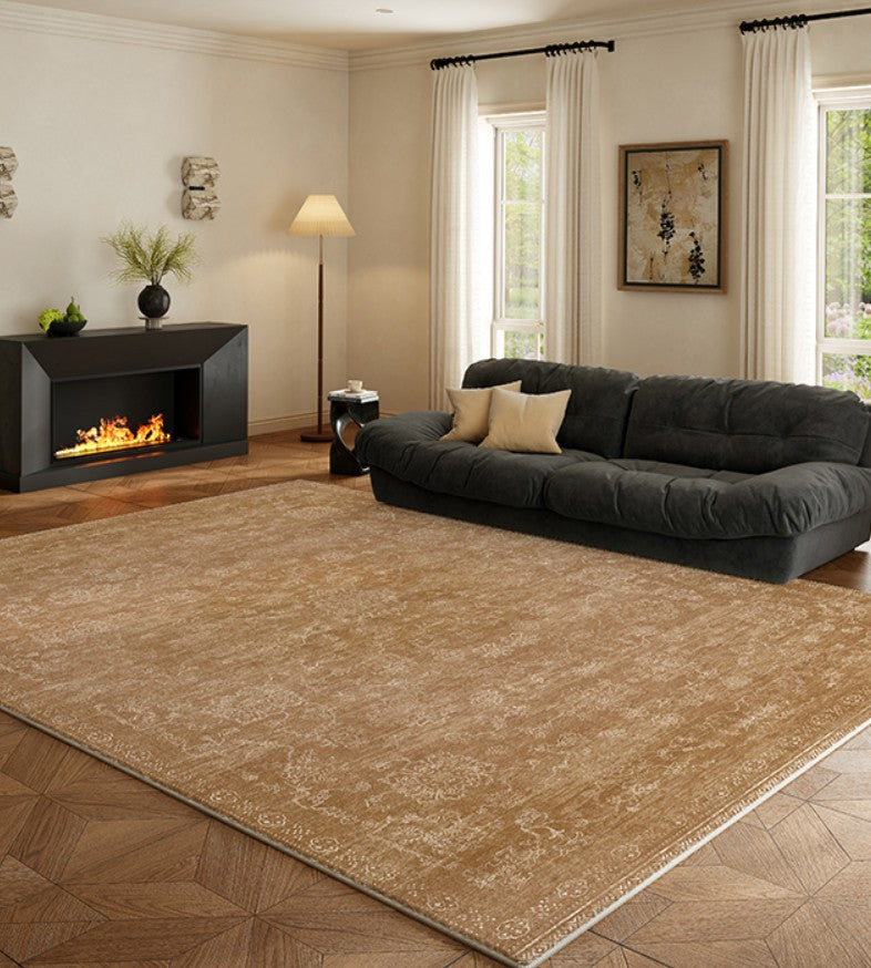 Modern Rugs for Living Room, Dining Room Floor Carpets, Mid Century Geometric Modern Rugs, Contemporary Modern Rugs for Bedroom-ArtWorkCrafts.com