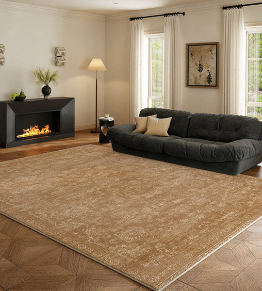 Modern Rugs for Living Room, Dining Room Floor Carpets, Mid Century Geometric Modern Rugs, Contemporary Modern Rugs for Bedroom-ArtWorkCrafts.com