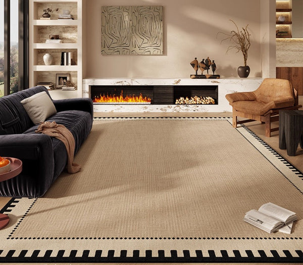 Modern Carpets for Dining Room, Contemporary Modern Rugs for Bedroom, Contemporary Rugs for Bedroom, Mid Century Modern Rugs for Living Room-ArtWorkCrafts.com