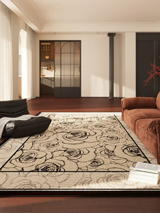 Simple Large Modern Rugs for Living Room, Abstract Modern Rugs for Bedroom, Contemporary Geometric Modern Rugs, Modern Rugs for Dining Room-ArtWorkCrafts.com