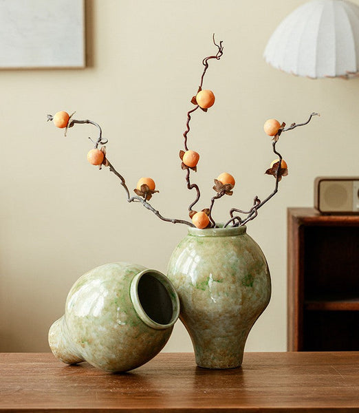 Flower Vases on Table, Centerpiece Ceramic Bud Vases, Porcelain Flower Vases, Handmade Water Holding Flower Vase-ArtWorkCrafts.com