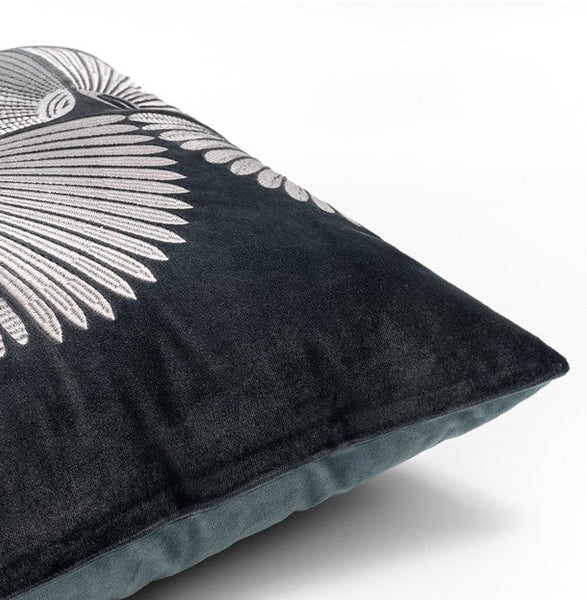 Abstract Feather Pattern Throw Pillows for Couch, Simple Modern Sofa Throw Pillows, Contemporary Throw Pillow for Living Room, Modern Square Pillows-ArtWorkCrafts.com