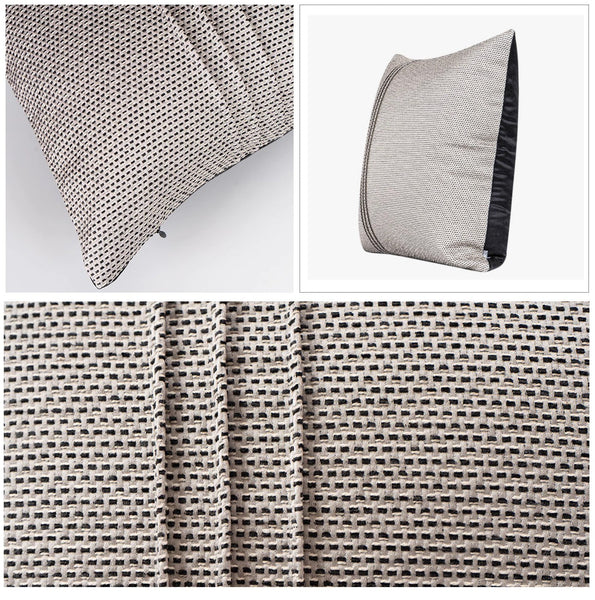 Decorative Throw Pillows for Couch, Large Modern Sofa Throw Pillows, Light Grey Abstract Contemporary Throw Pillow for Living Room-ArtWorkCrafts.com