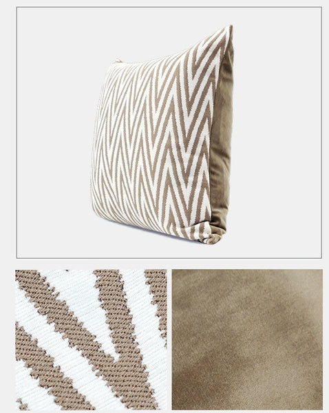 Geometric Modern Throw Pillows for Couch, Large Modern Throw Pillow for Interior Design, Contemporary Modern Sofa Pillows, Simple Decorative Throw Pillows-ArtWorkCrafts.com