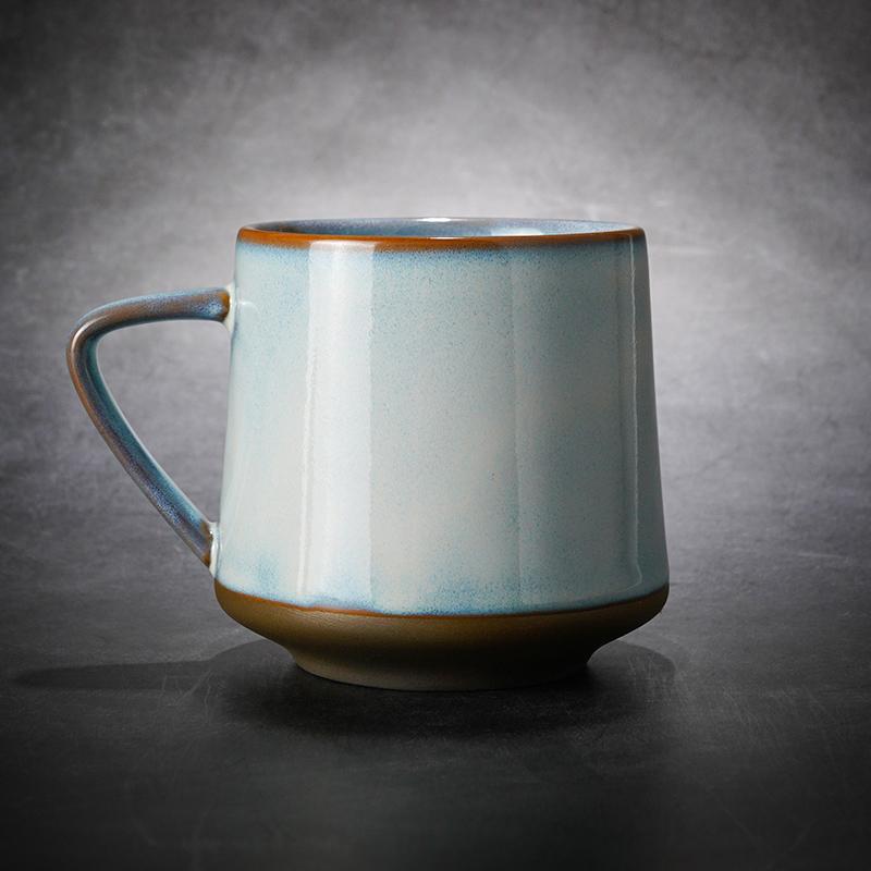 Large Pottery Coffee Cup, Ceramic Coffee Mug, Latte Coffee Cup, Large Tea Cup, Handmade Coffee Cup-ArtWorkCrafts.com