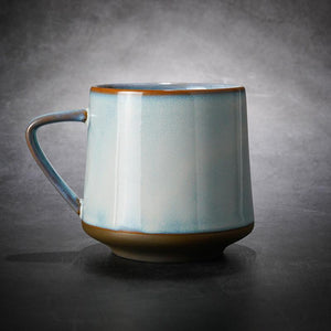 Large Pottery Coffee Cup, Ceramic Coffee Mug, Latte Coffee Cup, Large Tea Cup, Handmade Coffee Cup-ArtWorkCrafts.com