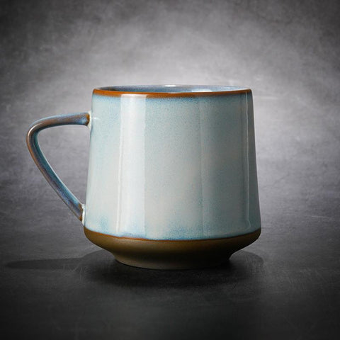 Large Pottery Coffee Cup, Ceramic Coffee Mug, Latte Coffee Cup, Large Tea Cup, Handmade Coffee Cup-ArtWorkCrafts.com
