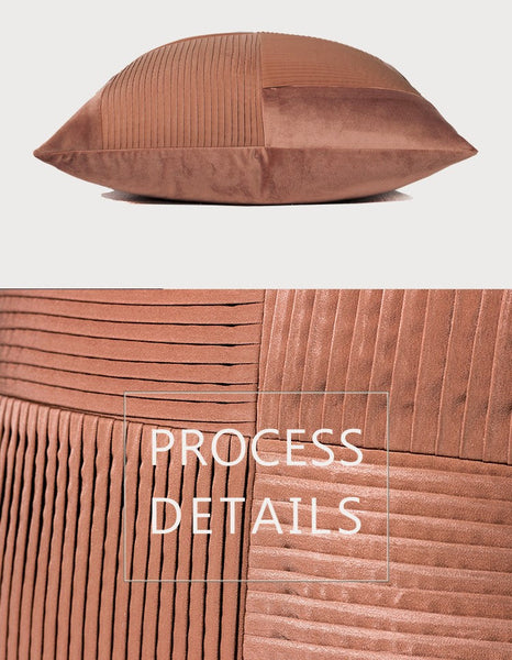 Large Modern Sofa Pillows, Decorative Modern Pillows for Couch, Brick Red Modern Pillows for Living Room, Contemporary Throw Pillows-ArtWorkCrafts.com