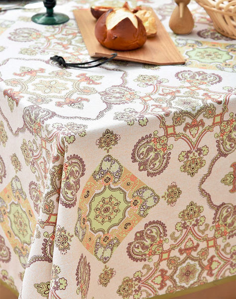 Large Rectangle Tablecloth for Dining Room Table, Rectangular Table Covers for Kitchen, Square Tablecloth for Coffee Table, Farmhouse Table Cloth, Wedding Tablecloth-ArtWorkCrafts.com