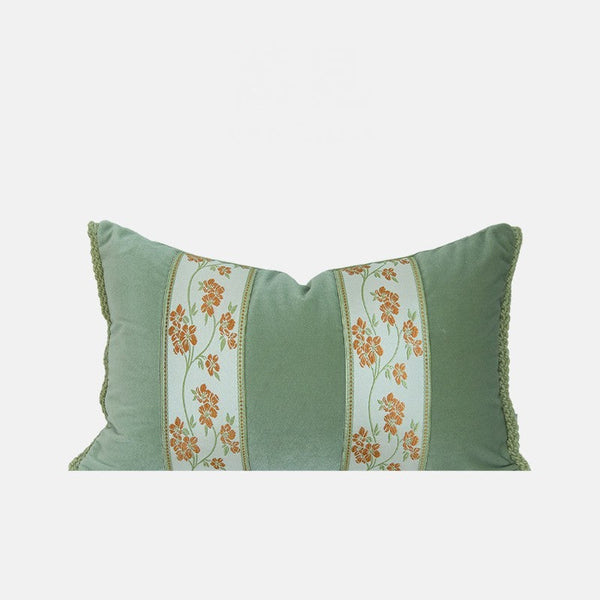 Decorative Pillows for Bed, Living Room Decorative Pillows, Modern Decorative Cushions, Decorative Pillow Arrangement Ideas for Interior Design, Embroidered Floral Bird Pattern Pillow Covers-ArtWorkCrafts.com