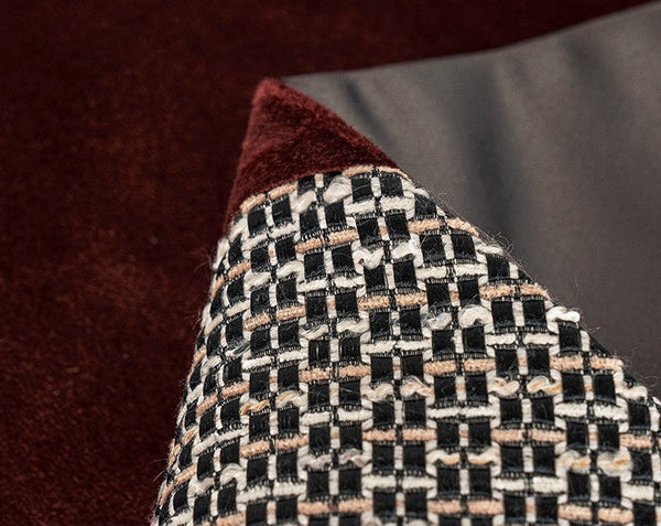 Red Modern Sofa Throw Pillows, Red Decorative Throw Pillows for Couch, Large Abstract Contemporary Throw Pillow for Interior Design-ArtWorkCrafts.com