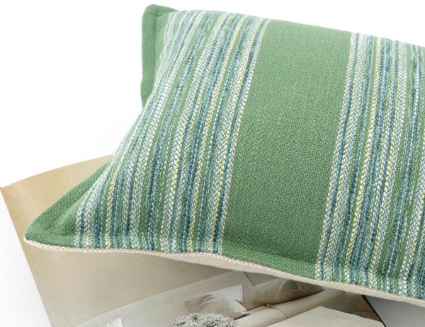 Green Modern Sofa Pillows for Couch, Contemporary Decorative Pillow Covers, Large Decorative Pillows for Living Room-ArtWorkCrafts.com