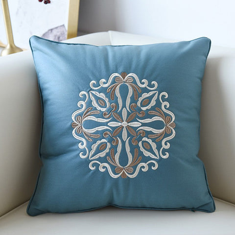 Flower Pattern Decorative Throw Pillows, Modern Sofa Pillows, Contemporary Throw Pillows, Large Decorative Pillows for Living Room-ArtWorkCrafts.com