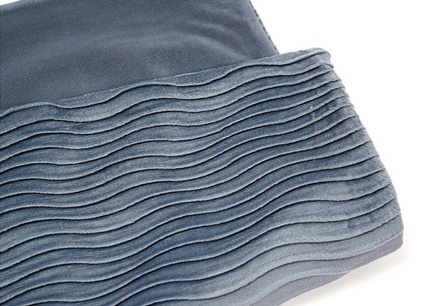 Abstract Blue Decorative Throw Pillows, Large Simple Throw Pillow for Interior Design, Geomeric Contemporary Square Modern Throw Pillows for Couch-ArtWorkCrafts.com