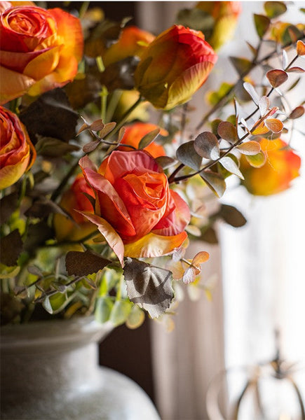 Modern Flower Arrangement Ideas for Home Decoration, Wedding Flowers, Rose Flowers, Artificial Rose Floral for Dining Room Table, Bedroom Flower Arrangement Ideas-ArtWorkCrafts.com