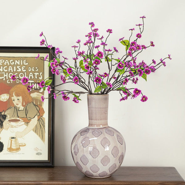 Contemporary Vases for Modern Home Decor, Porcelain Flower Vases, Flower Vases on Table, Ceramic Bouquet Vases, Dining Table Centerpiece-ArtWorkCrafts.com