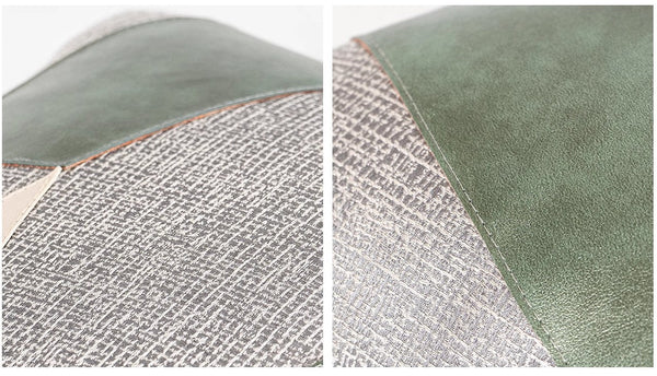 Grey Green Abstract Contemporary Throw Pillow for Living Room, Decorative Throw Pillows for Couch, Large Modern Sofa Throw Pillows-ArtWorkCrafts.com